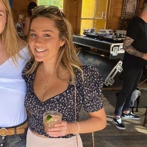 Floral Print Puffy Sleeve Crop Top